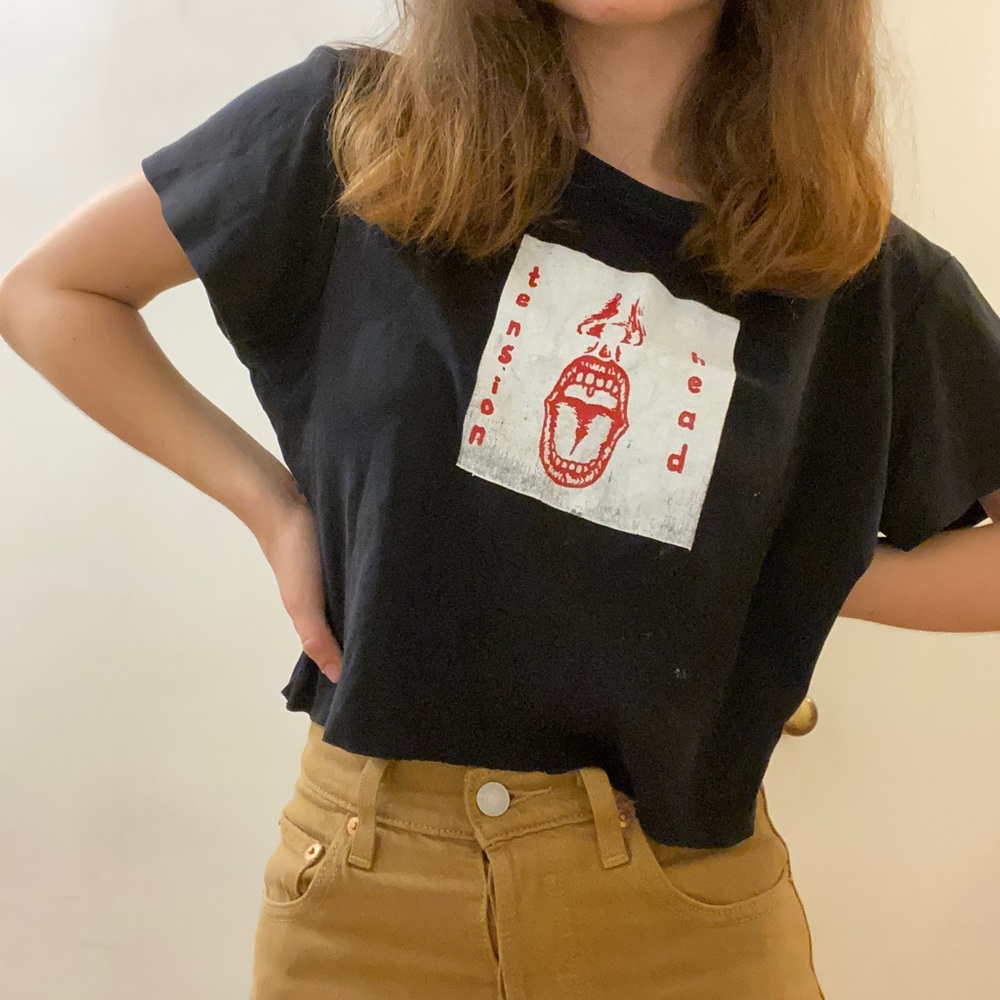 handmade black graphic tee